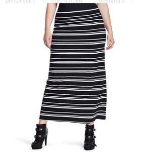 Ava & Viv Skirt  Plus Size 4X Color Black& White